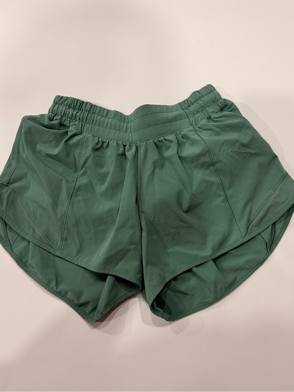 lululemon athletica green athletic shorts